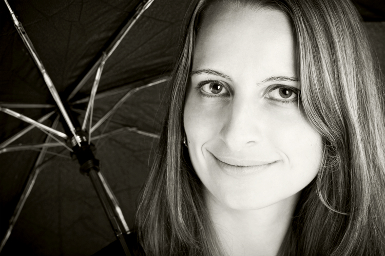 Lady with umbrella